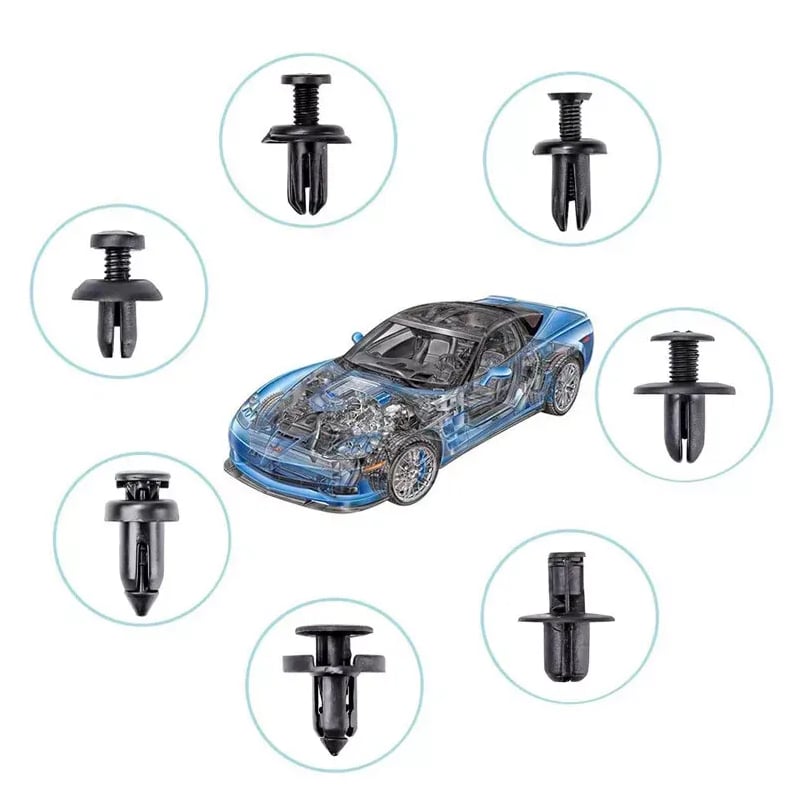 FixMate Universal Fasteners 680 Kit – 680PCS Bilklämmor med Verktygssats