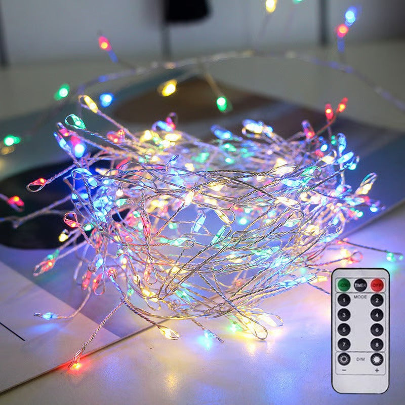 ✨ TwinkleGlow Julbelysning – Varma LED-ljusslingor för gran, fönster, sovrum och juldekoration 🎄