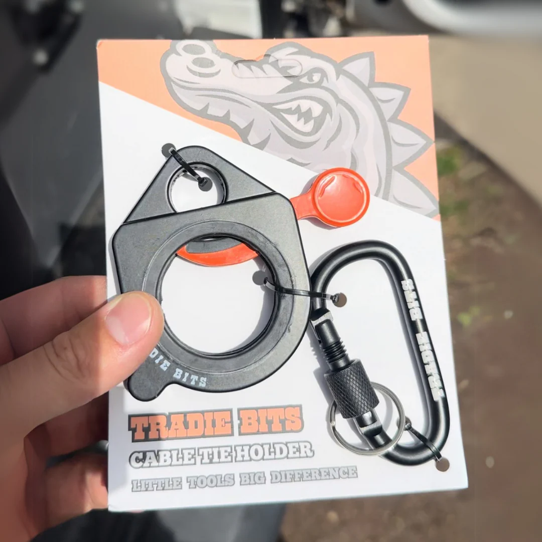 TieBoss Pro – Aluminiumhållare för buntband med automatlås