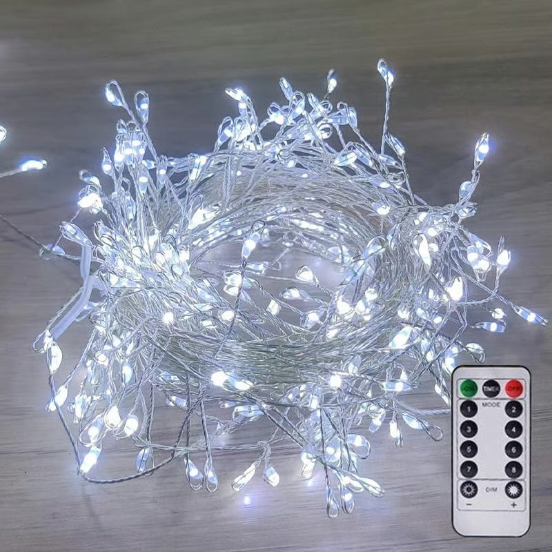 ✨ TwinkleGlow Julbelysning – Varma LED-ljusslingor för gran, fönster, sovrum och juldekoration 🎄