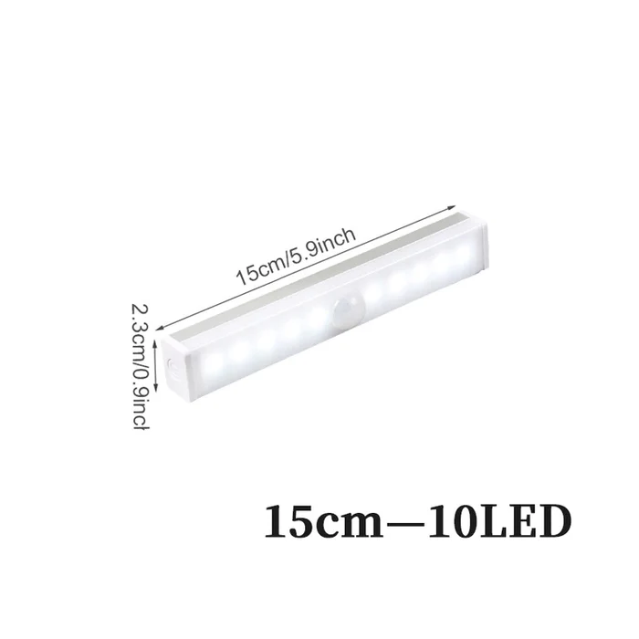 Trådlös LED-skåpbelysning med rörelse- & dagsljussensor – Enkel installation