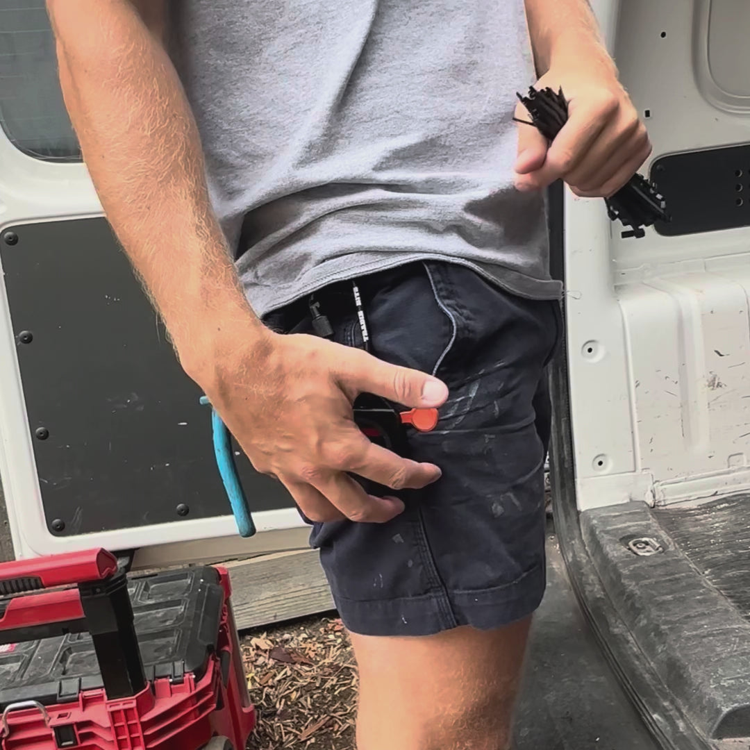 TieBoss Pro – Aluminiumhållare för buntband med automatlås